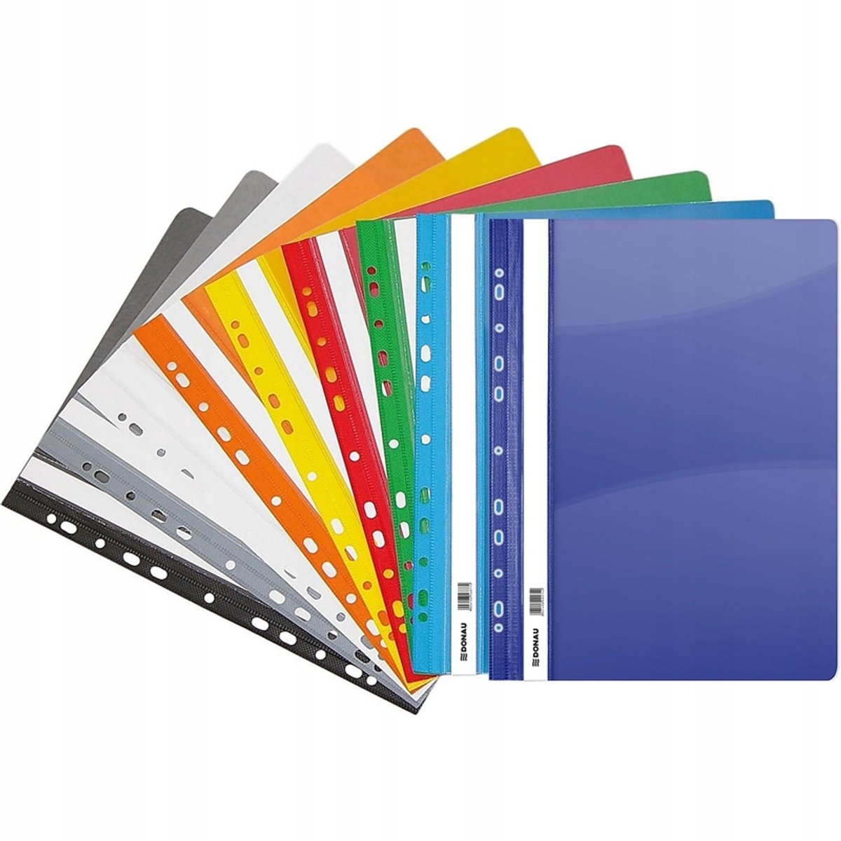Donau A4 PVC Insteekmappen Rood - 10 stuks