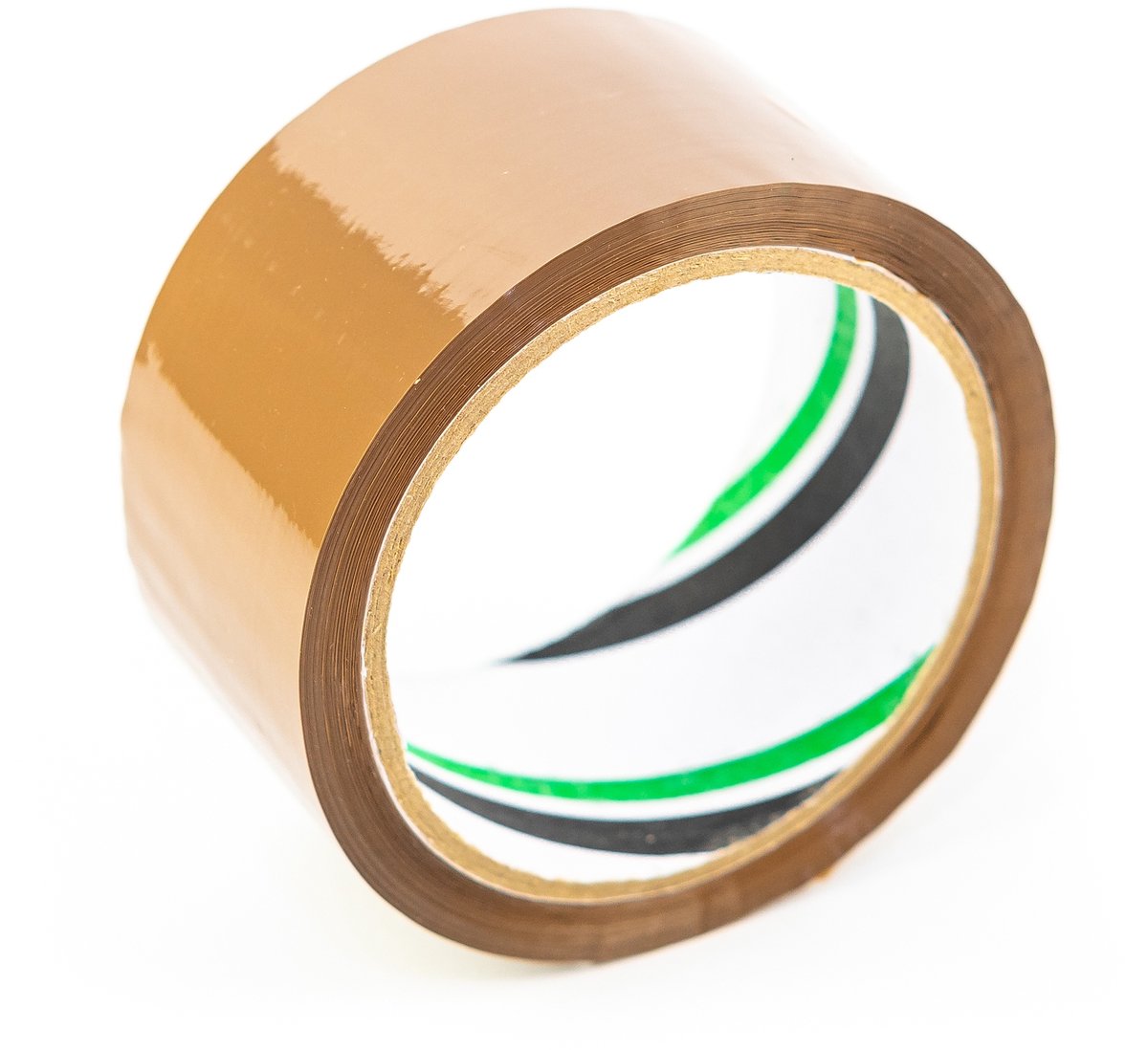 Bruine Eco Solvent Pakkingstape Acryl 48mm x 60m - Sterk & stevig