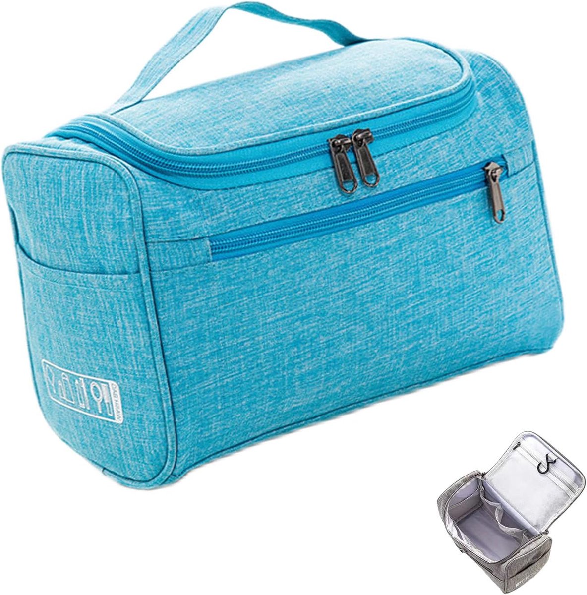Toiletry Bag, Toiletry Bag for Hanging, Large Cosmetic Bag, Waterproof Wash Bag for Women and Men, for Travel - ShopVlot