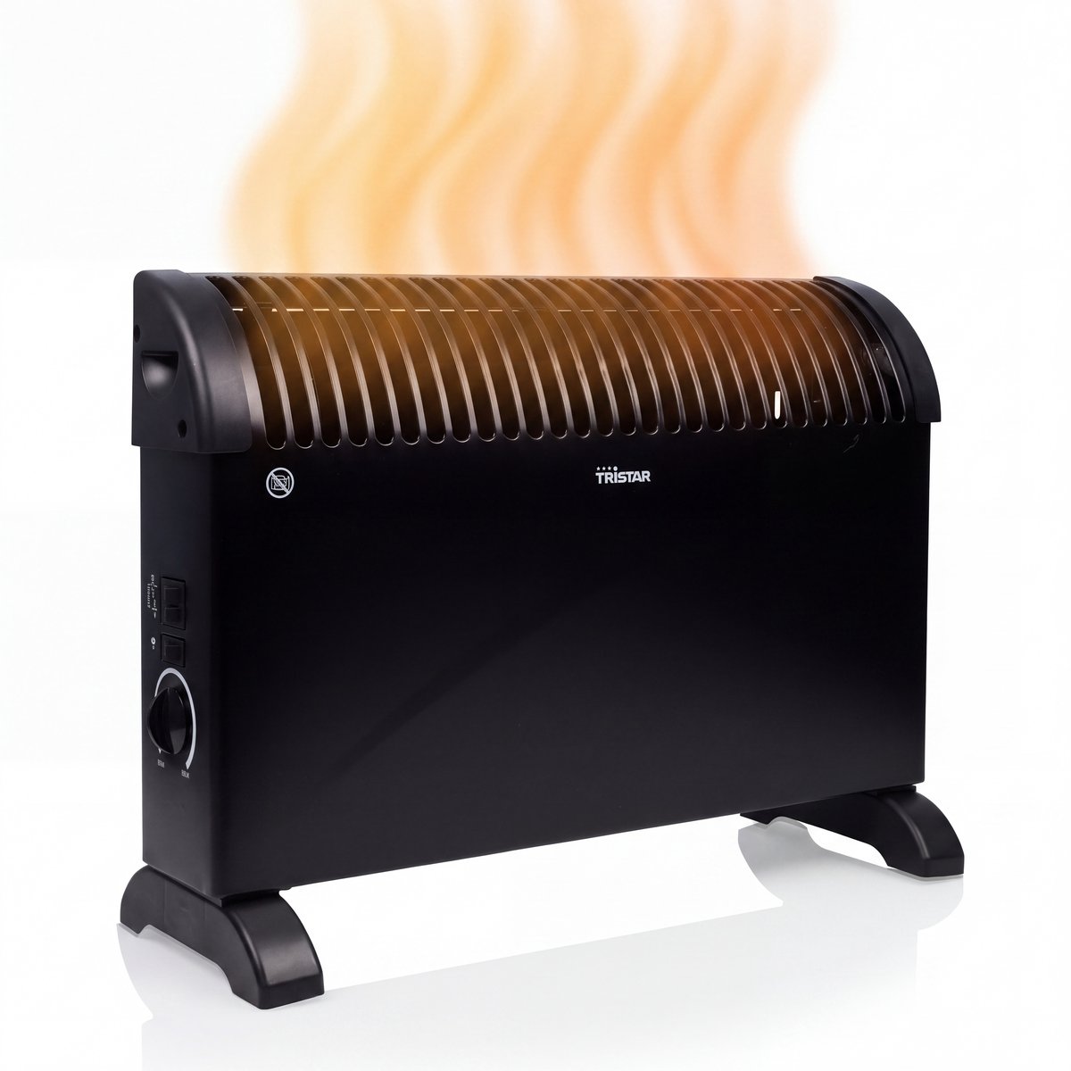 Tristar KA-5102 Convector Kachel – 3 warmtestanden - 750/1250/2000 W - Regelbare Thermostaat - Turbo Functie - Stille Verwarming – Zwart