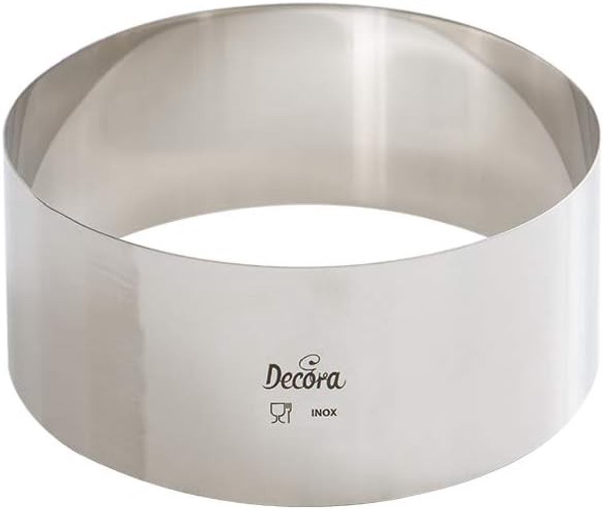 Sloffenring bakvorm - RVS - 14 x 14 x 6 cm - Ronde bakvorm voor taarten en deeg - Voor thuisbakken