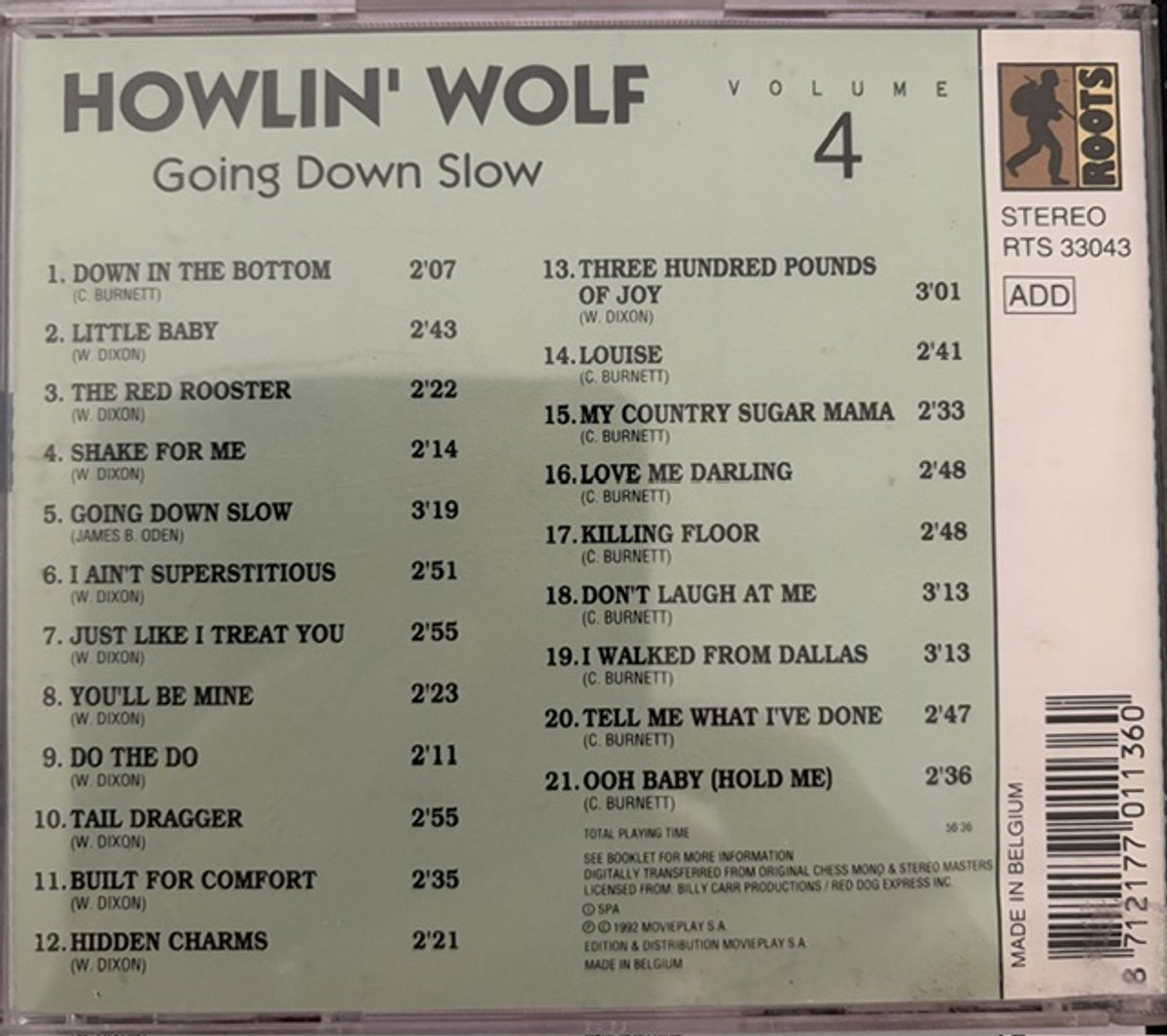 Going Down Slow: Howlin Wolf, Vol. 4