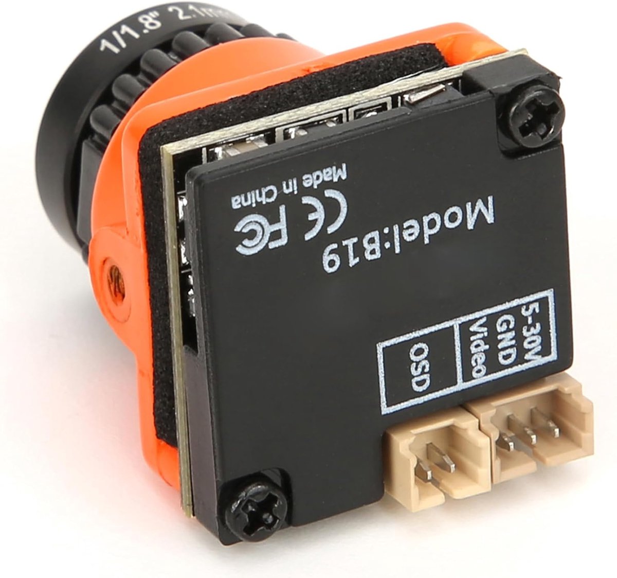 2.1mm Lens Camera, Automatic Gain Control HD FPV Camera 1500 TVL Pixel for RC Racing Drone - ShopVlot