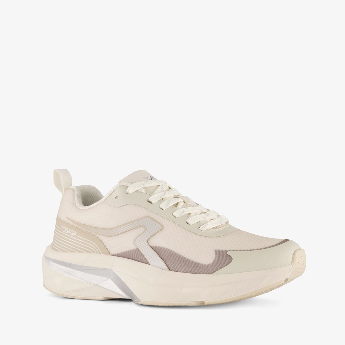 Osaga dames hardloopschoenen beige - Maat 41 - Uitneembare zool