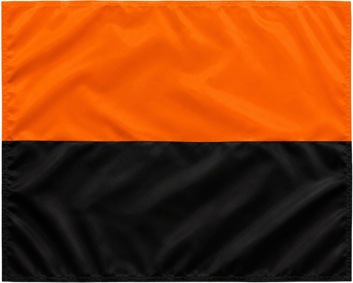 Piri Sport Cornervlag 30 Mm 46 X 40 Cm Oranje/zwart