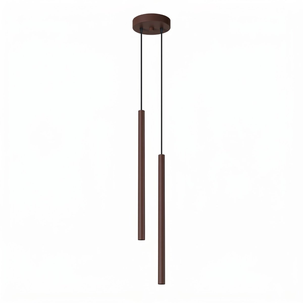 Sollux Lighting Hanglamp PASTELO - G9 - bruin - staal - 15x15x118cm