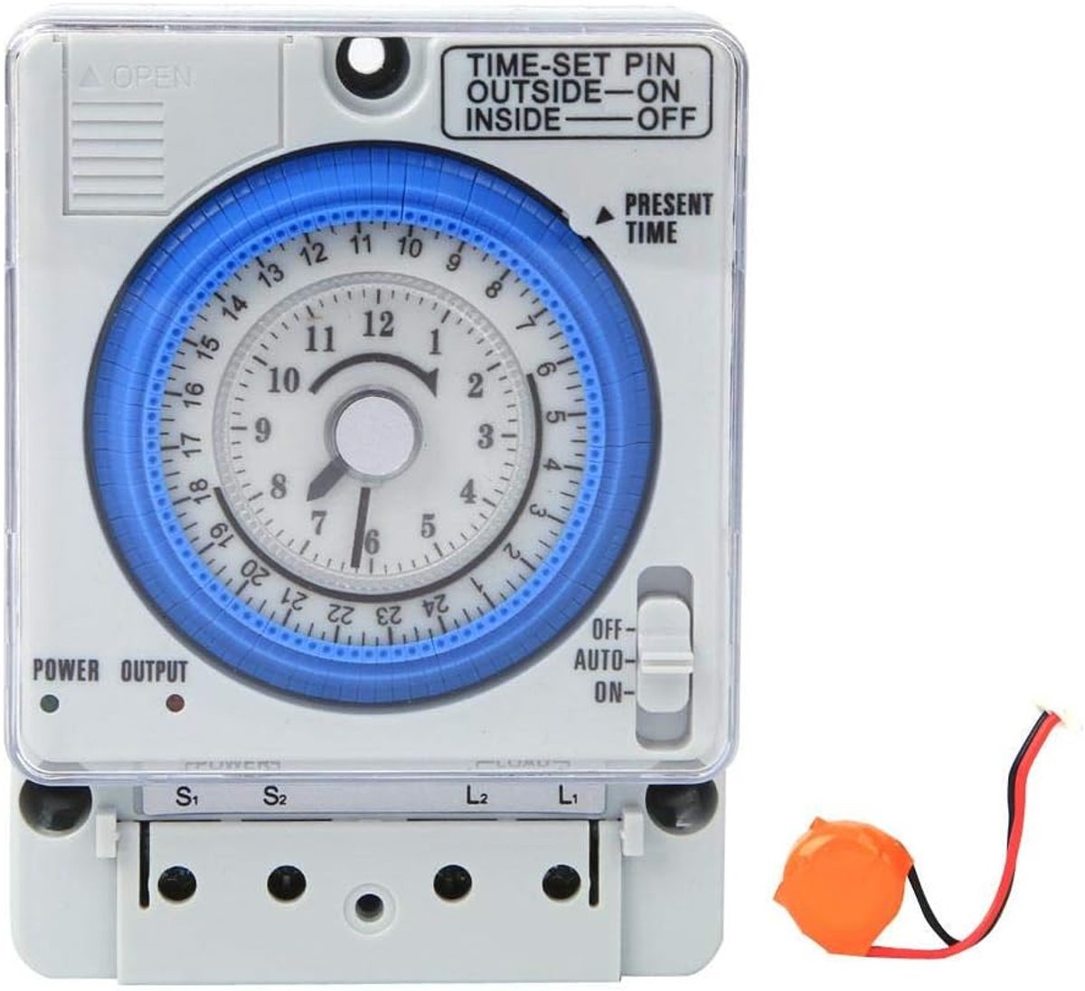 TB-388 Manual Automatic Mechanical Timer, 24 Hours Programmable Timer for Electrical Devices for Craft - ShopVlot