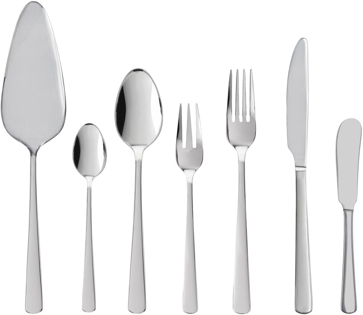 Gense Essentials Soft Bestekset 73 delen Glanzend staal