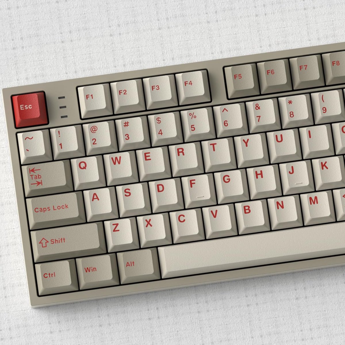SOLIDEE Cherry Profile PBT Keys 156 Keys Set, Custom Mechanical Keyboard Keys, Colorfast PBT Keys for 60% 65% 75% TKL - ShopVlot