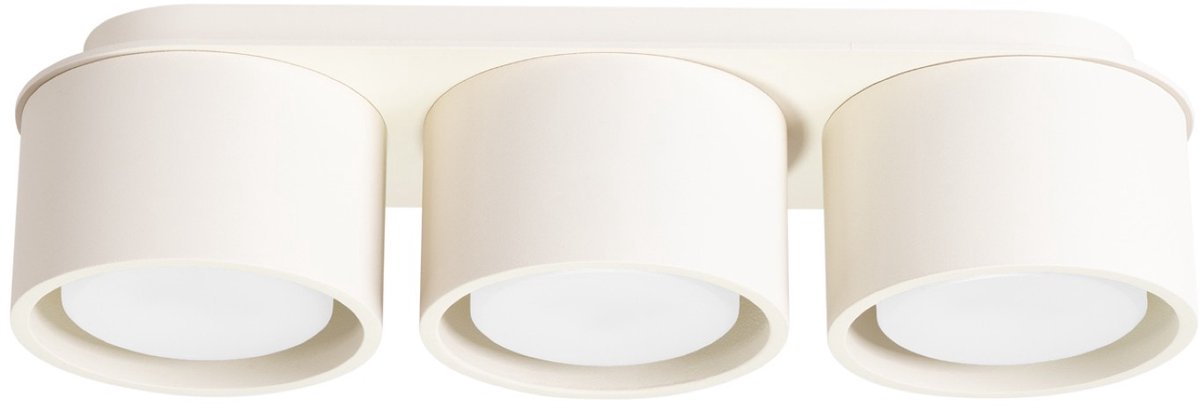 Sollux Lighting Plafondlamp MODO - Gx53 - beige - aluminium - 32.4x10.4x8.2cm
