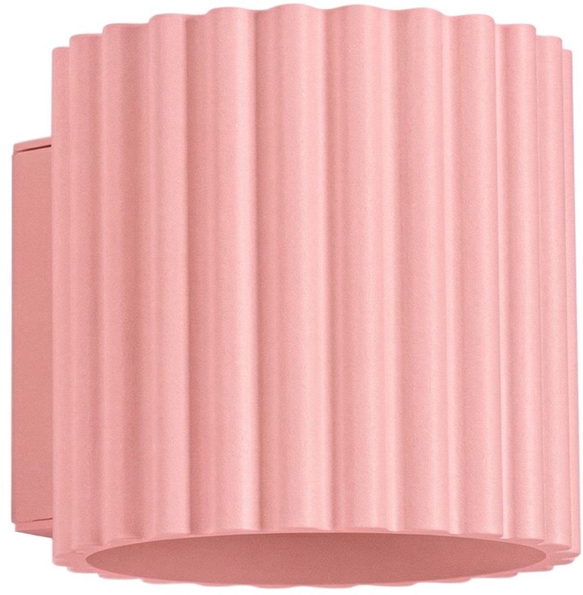 Sollux Lighting Wandlamp AURA - G9 - roze - aluminium - 10x12x10cm