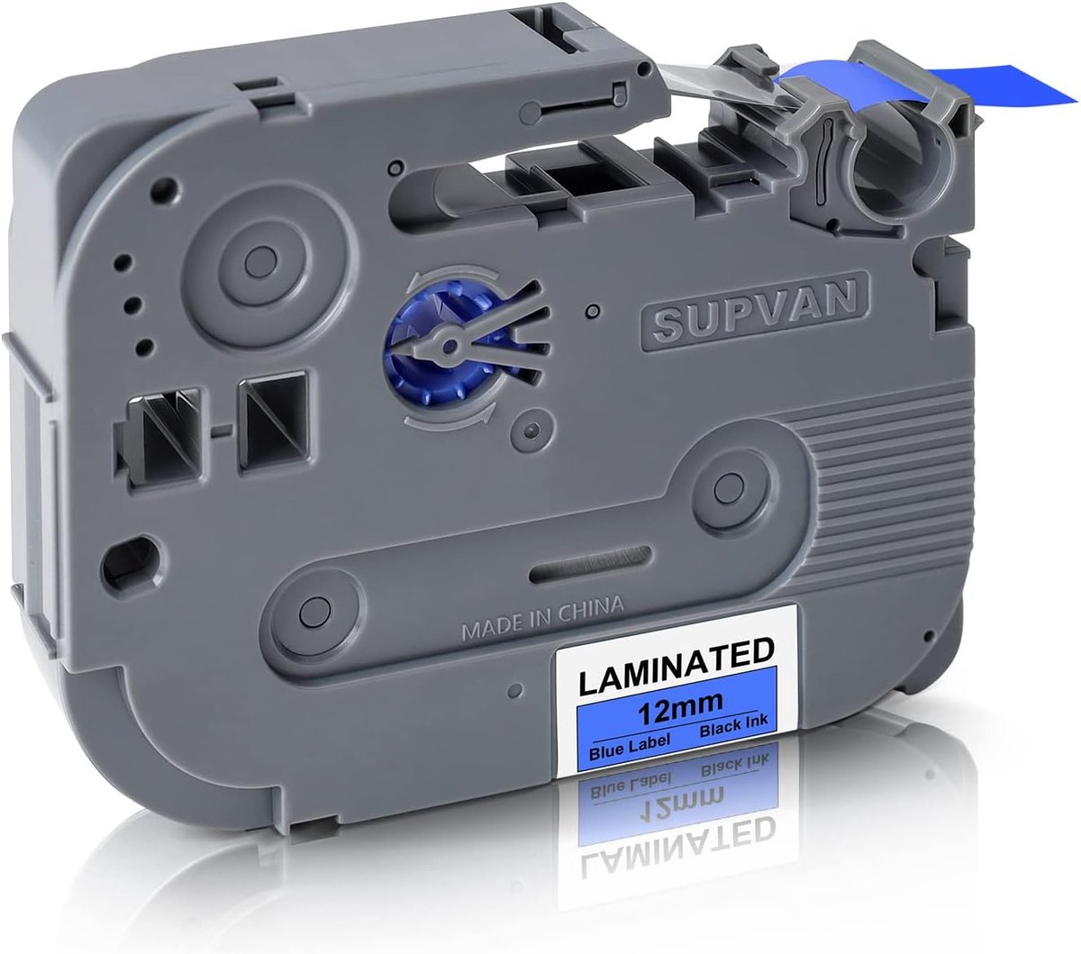 Label Maker Tape SUPVAN LP5120M Custom Label Print Paper Size Continous 0.47inx80ft Thermal Laminated Waterproof Self - ShopVlot