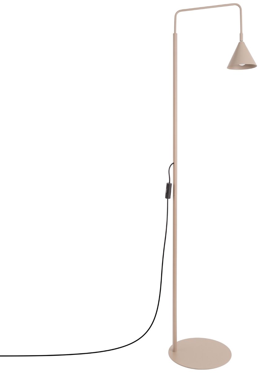 Sollux Lighting Staande lamp Nox - E14 - taupe - staal - 30x30x165cm