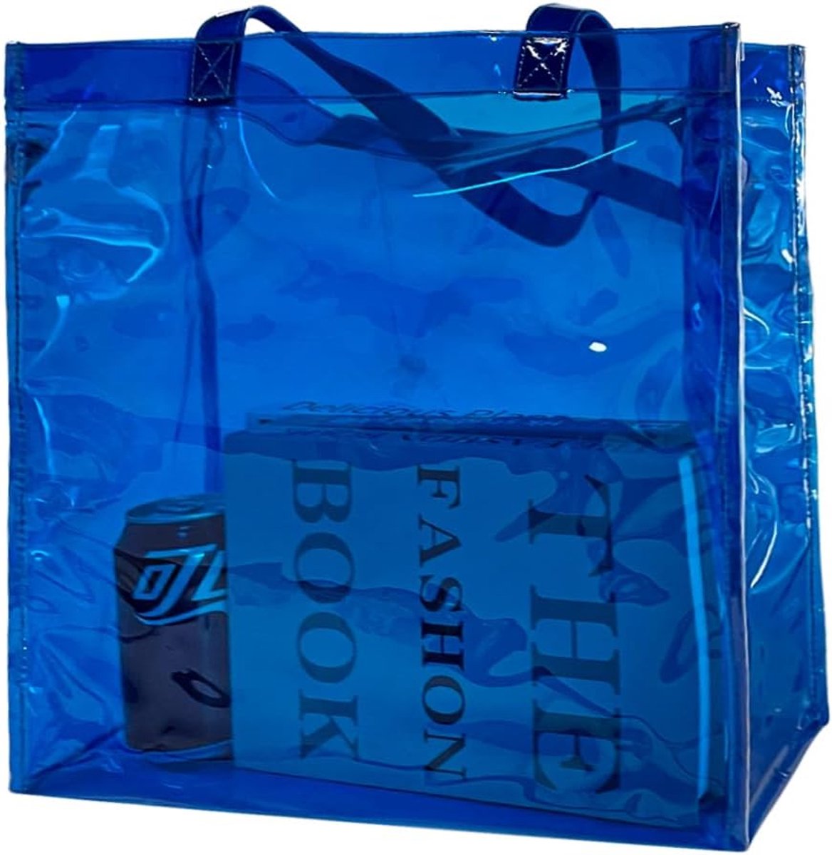 Transparent Plastic Shopping Bag Fashion Todd Package PVC Waterproof - ShopVlot