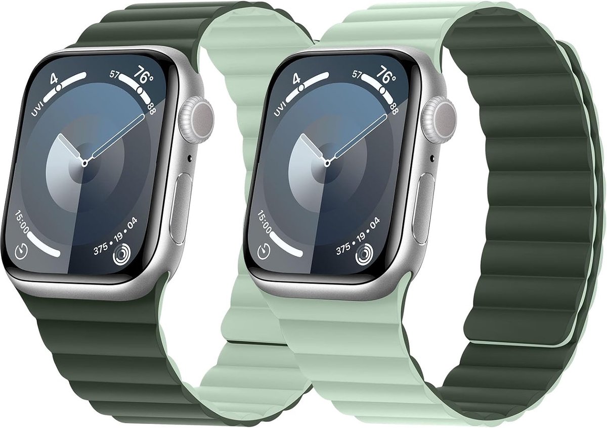 HITZEE Compatible with Apple Watch Strap 49/46/45/44/42/41/40/38mm, Double Sided Magnetic Bracelet for iWatch Ultra 2 - ShopVlot