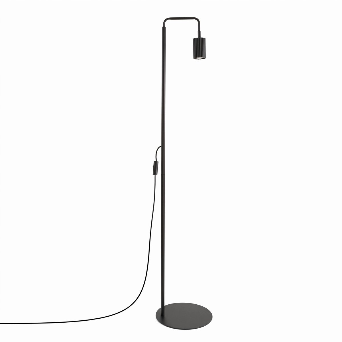 Sollux Lighting Staande lamp KARBON - GU10 - zwart - aluminium - 30x30x160cm