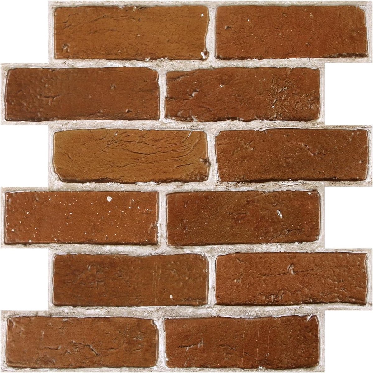 Commomy 3D Wall Panels Self-Adhesive Brick, 10 Pieces, 30 x 30 cm - ShopVlot