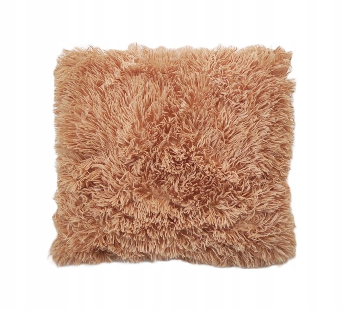 Beige Cappuccino Kussenhoes 40x40 cm - Zacht Vachtlook