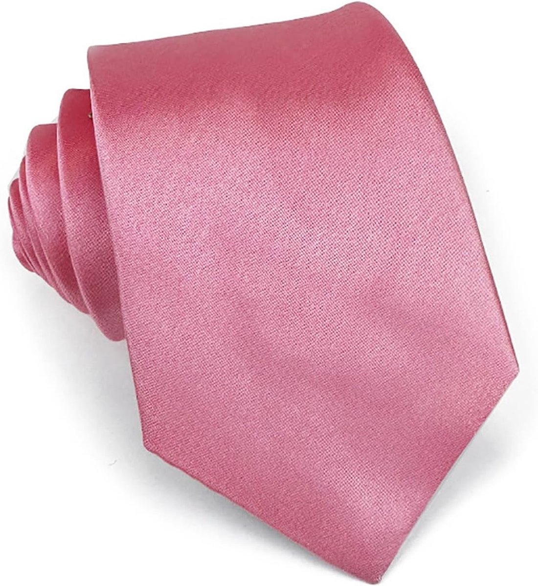 Men's tie classic 8 cm satin tie in monochrome design, suitable for weddings, office or festive occasions - ShopVlot