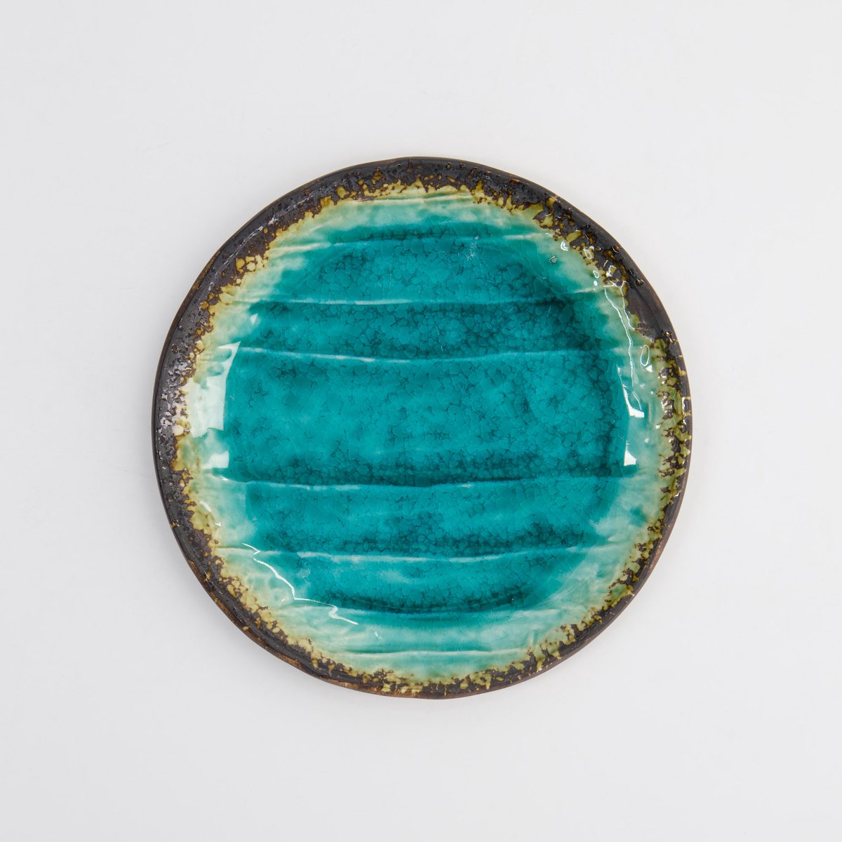 Tokyo Design Studio - Yamasaku Turquoise Bord - 16,5 cm - Turquoise
