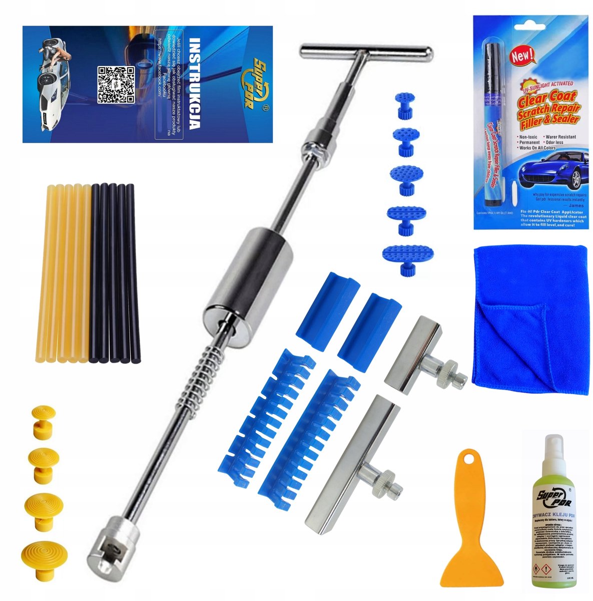 Professionele Set voor Kachelschade Herstel - PDR Gereedschap