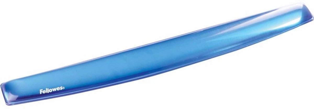 Fellowes polssteun toetsenbord Crystals gel, blauw