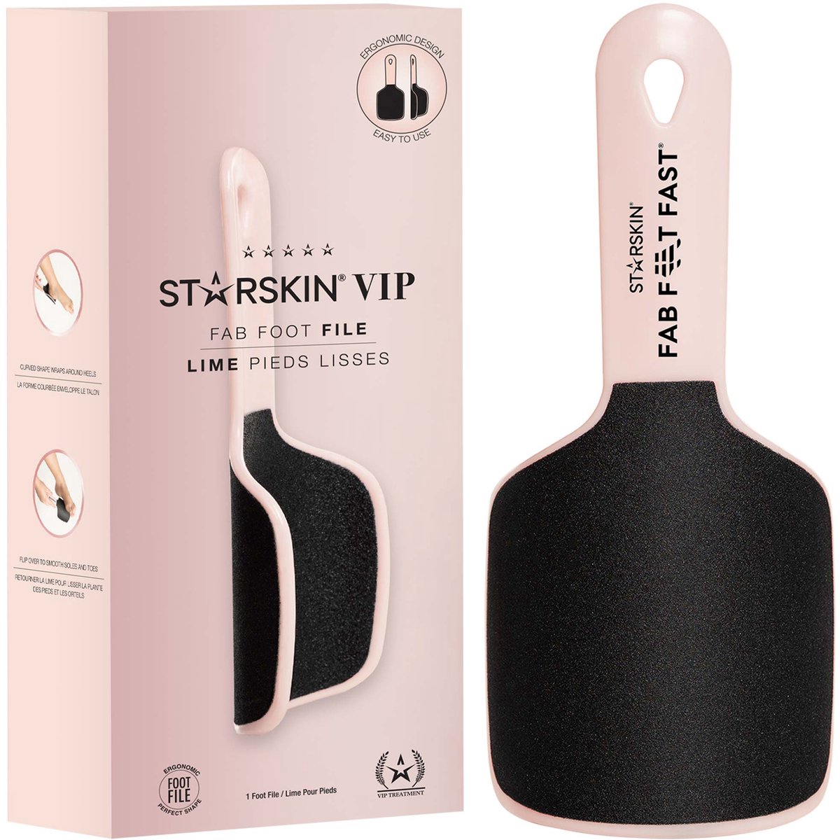 Bol.com STARSKIN® Fab Voetvijl – Eeltverwijderaar & Eeltvijl – Professionele Voetvijl voor Verwijderen van Eelt, Harde & Gebarst... aanbieding