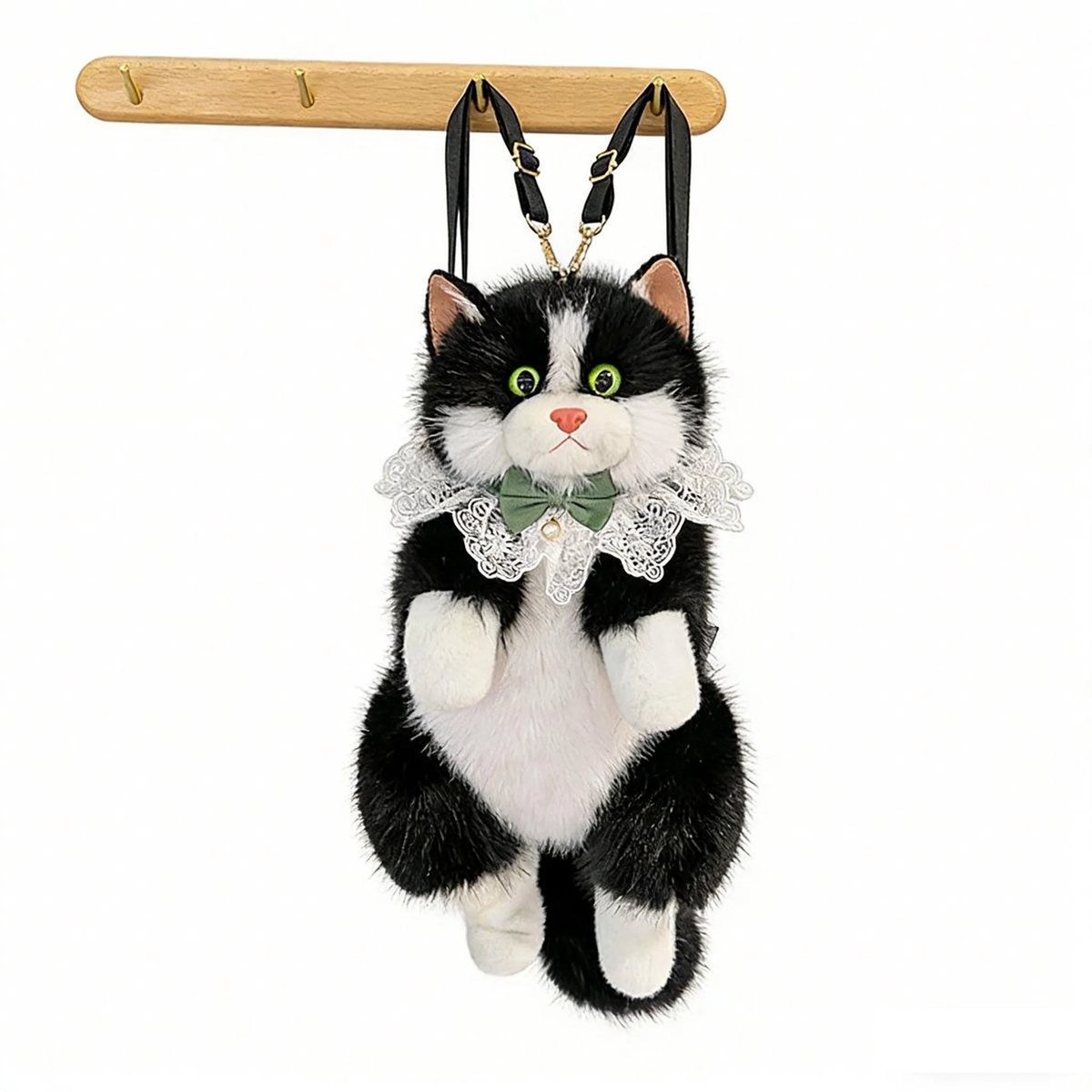 Casalora Pluche Kat Rugzak Knuffel – Zachte Rugtas Kinder en Volwassen – 50cm