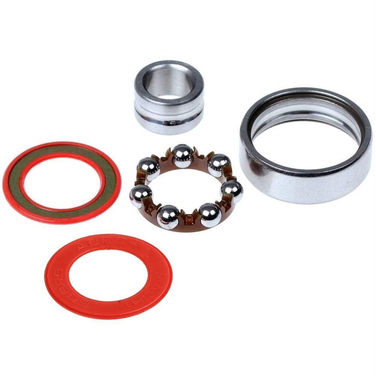 FunTomia 8, 16 or 32 pieces 608 2RS MACH1 racing ball bearings + spacer e.g. for inline skates skateboard rollerblade - ShopVlot