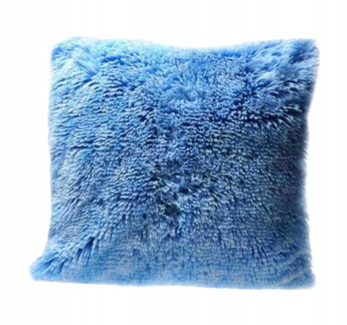 Luxe Blauw Decoratief Pluche Kussen 40x40 cm