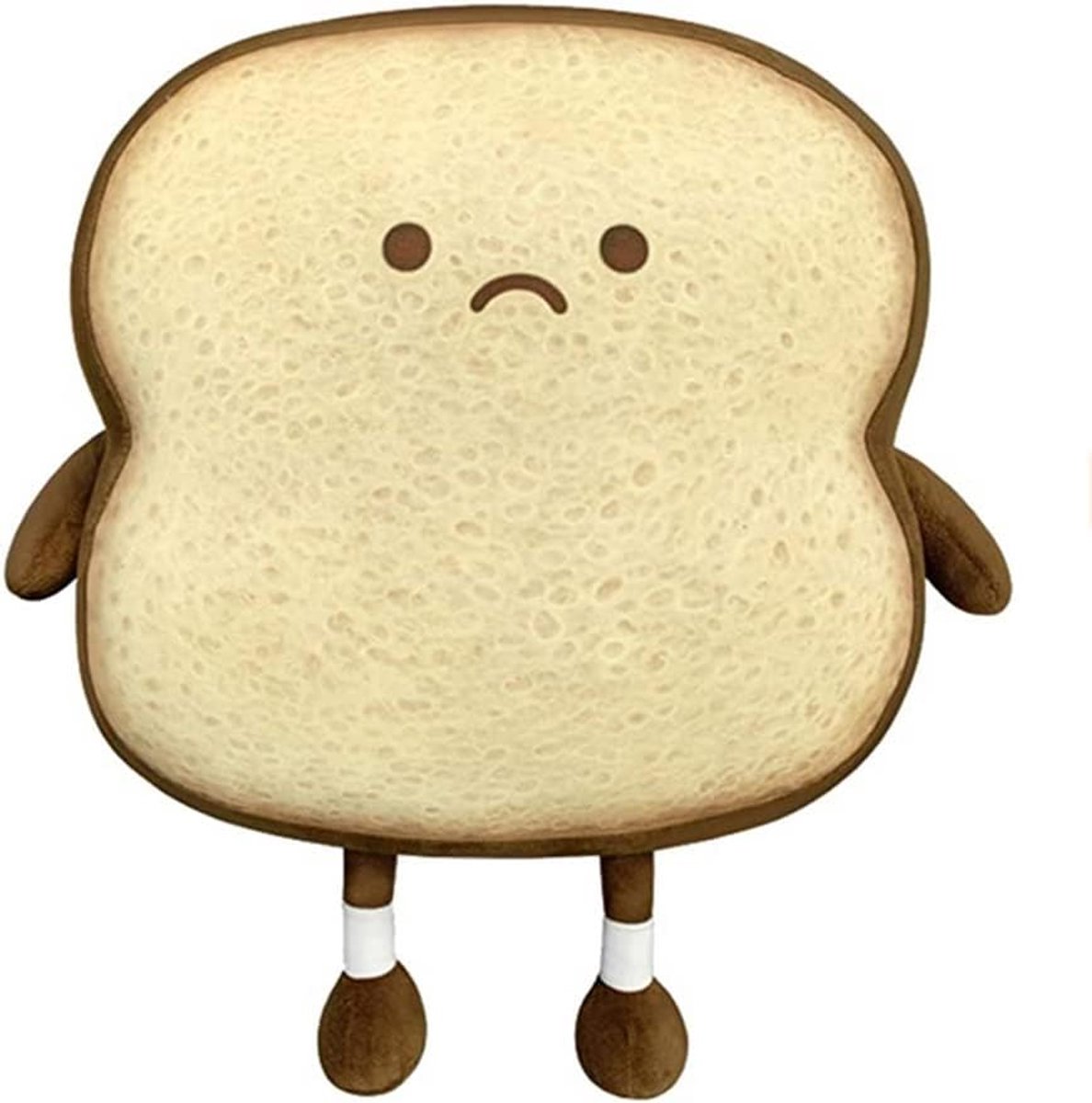 NatureMan Toast Bread Cushion, Funny Plush Toy Pillow Shape Bread Shape Small Cute Stuffed Plush Toast Sofa Cushion - ShopVlot
