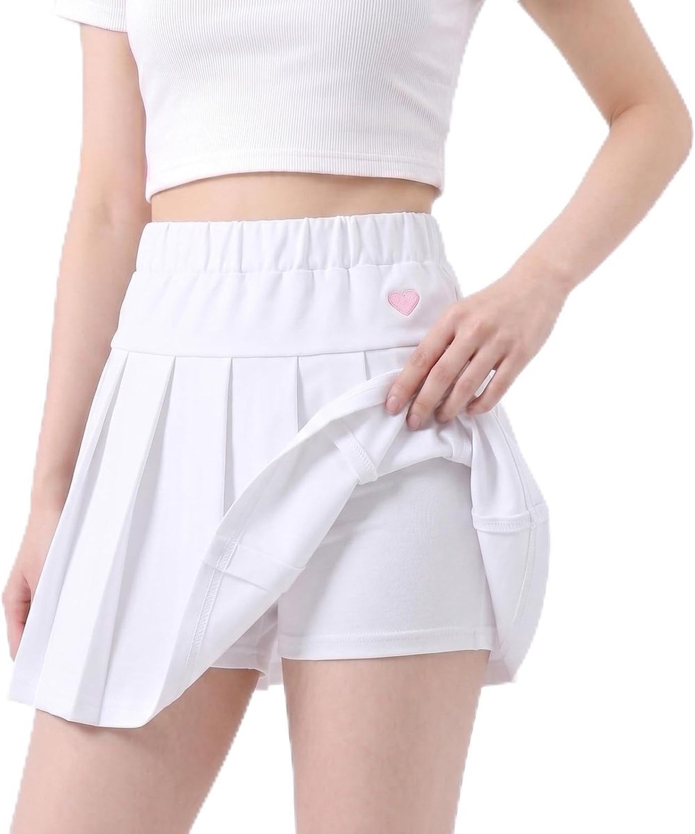 Girls Skirt Pants Skort 6-13 Years, Cotton Blend Elastic, Soft & Breathable for School and Daily Use - ShopVlot