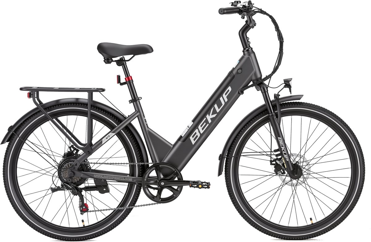 SMARTAI 26 inch Elektrische Fiets - 36V 14.5AH Accu - 45Nm thumbnail 2