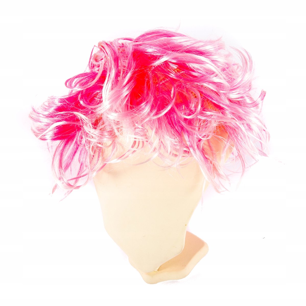 Roze Pruik Kort Haar - Feestelijk Accessoire voor Kinderen en Volwassenen