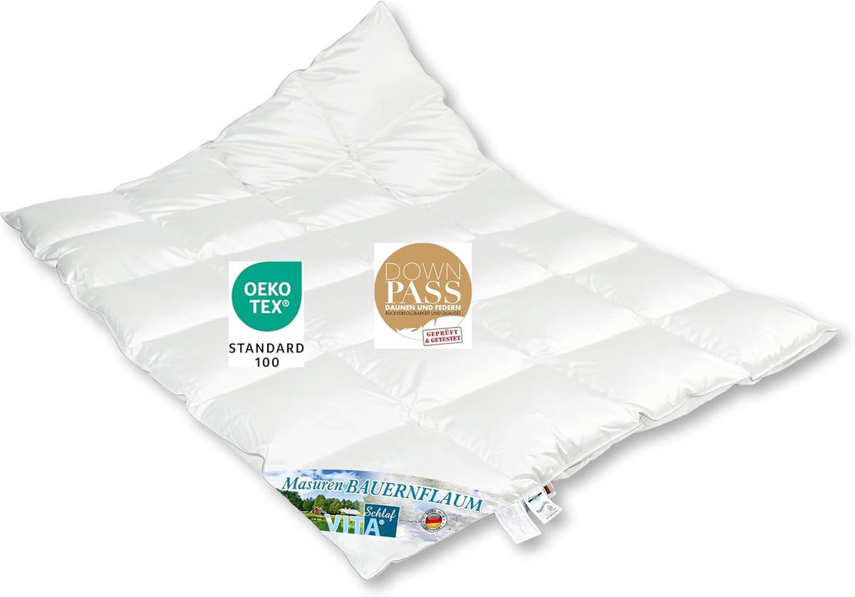 Dekbed Kingsize - 100% luxe dons - extra warm - ideaal voor een heerlijke nachtrust - ShopVlot
