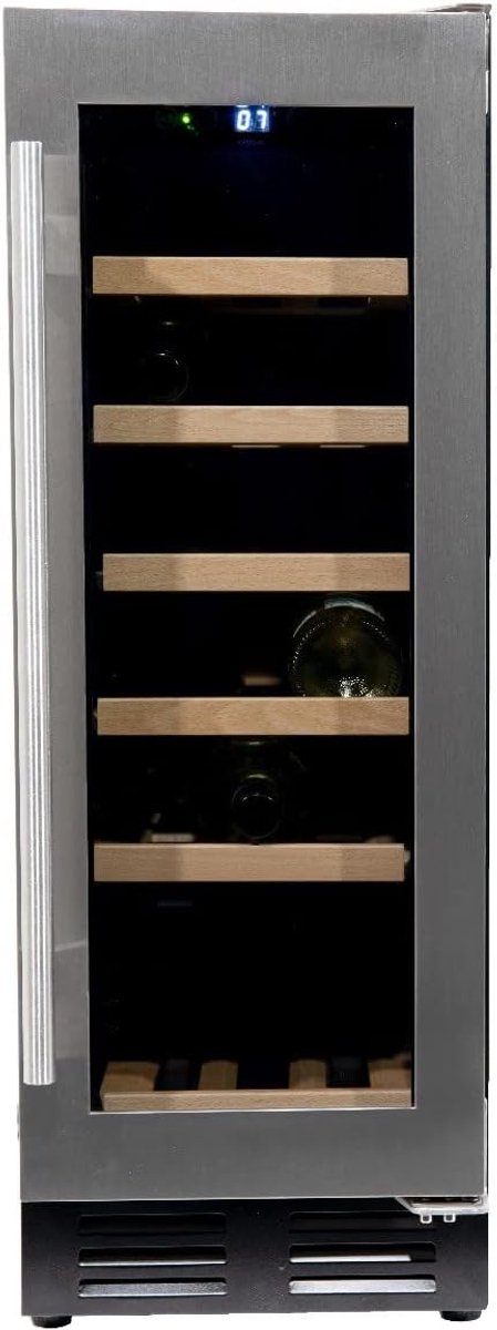 Tenibres Wine Climate Cabinet Freestanding or undermount - Stainless steel - Wine fridge 18 bottles - ShopVlot