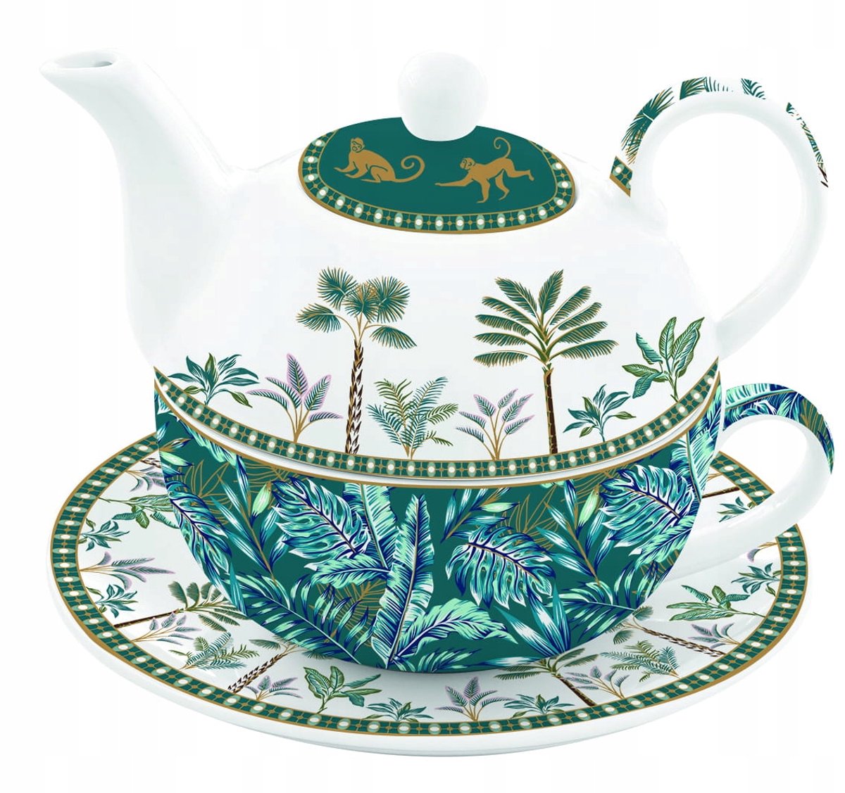 De Set: Mok & Theepot 350ml Porselein
