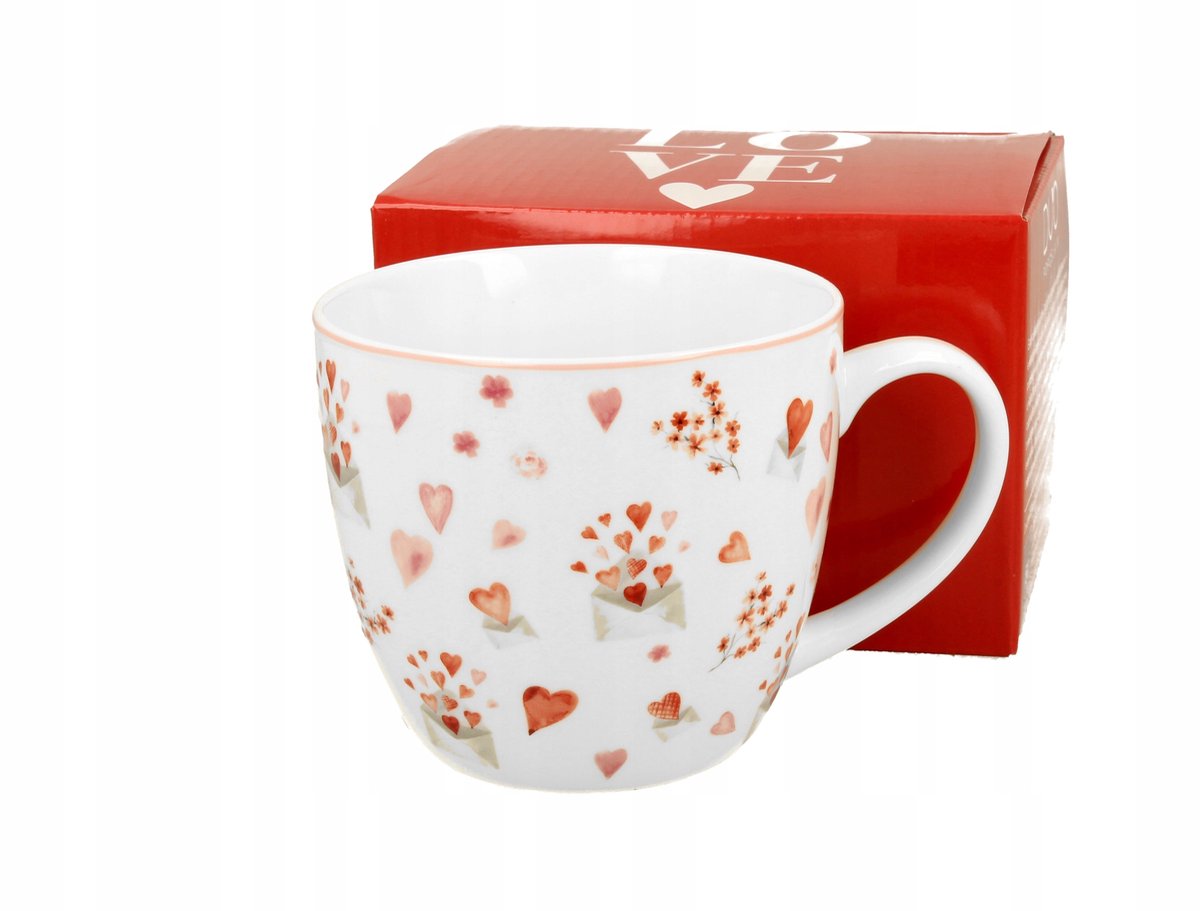 Valentijnsdag Mok 460ml - Romantisch Cadeau in Luxe Verpakking