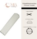 Vacuüm verpakt matras, met instructies: open knippen, uitrollen, laten herstellen 24-48 uur