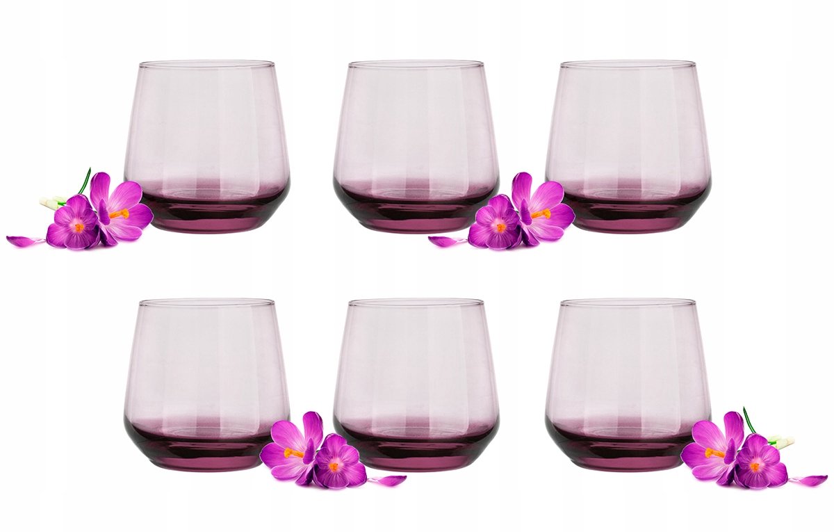 6x Glazen voor Sap, Water & Drankjes - 310 ml