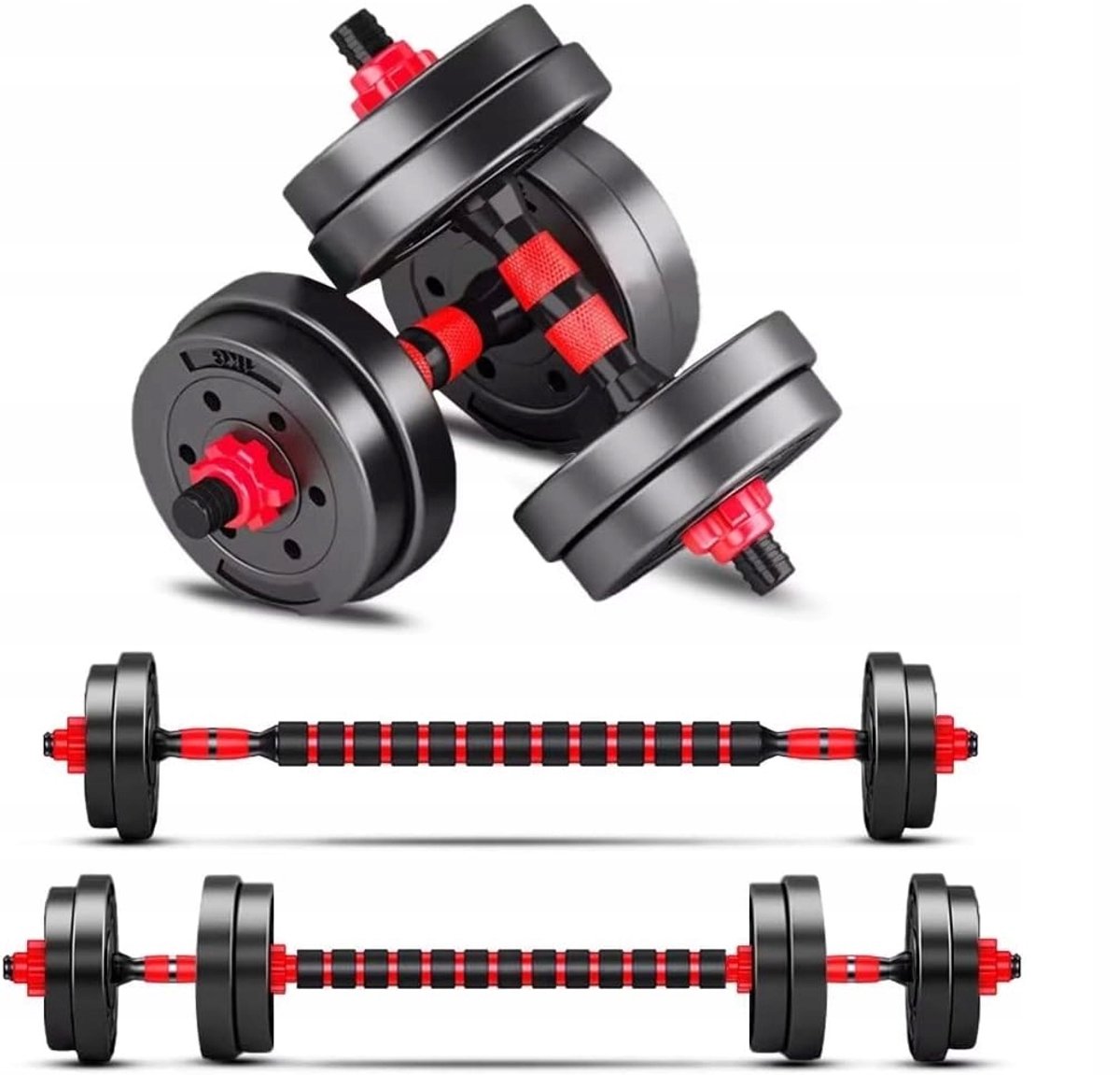 Verstelbare Dumbbells Set 2x 7.5 kg - Fitness & Krachttraining