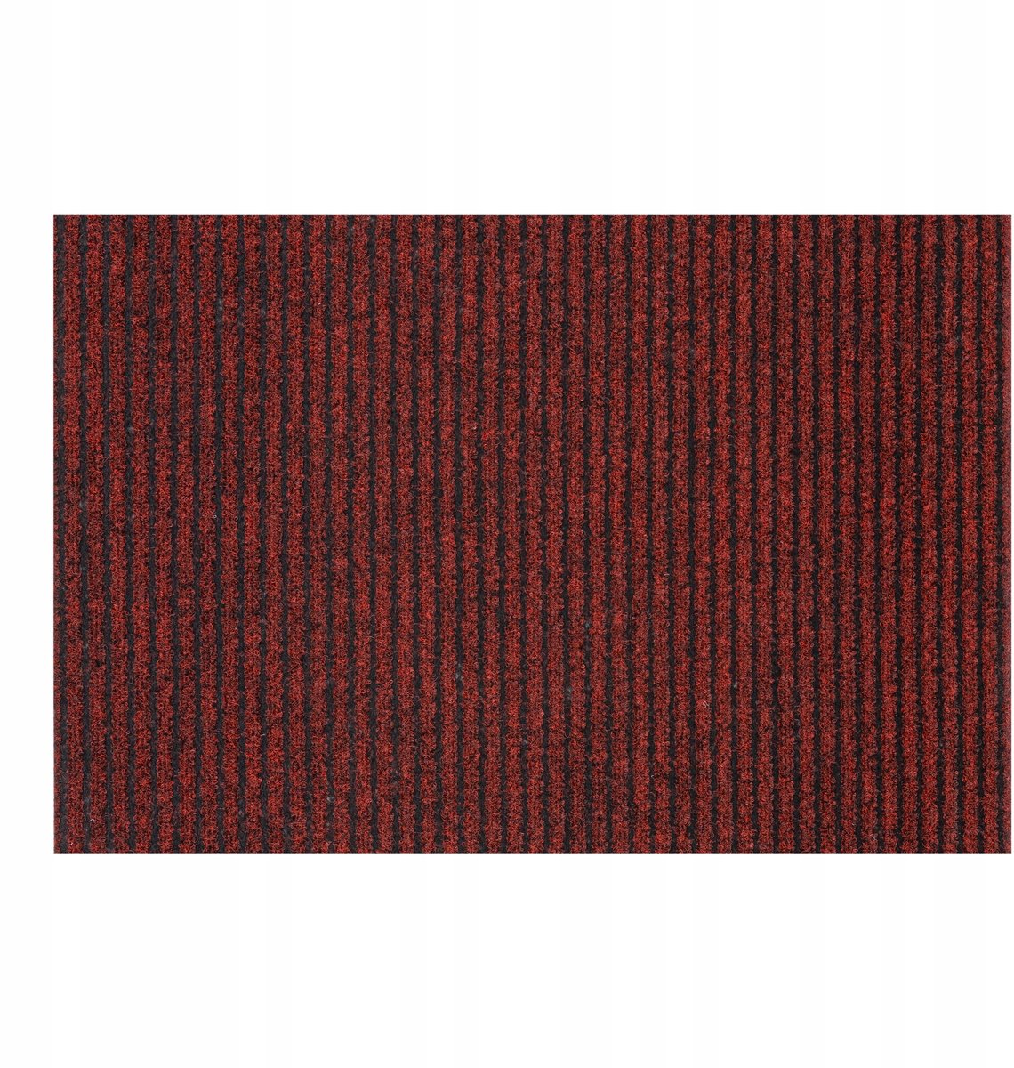 Dywany Łuszczów Rubberen deurmat op maat 120x400 cm - Rood