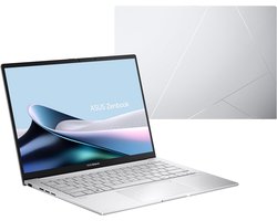 ASUS Zenbook 14 OLED UX3405CA-QD1481W – Laptop 14 inch - Spaans QWERTY-toetsenbord (Intel Core Ultra 7 255H, 16 GB RAM, 512 GB SSD, ARC 140T, Windows 11 Home) Silver Fog