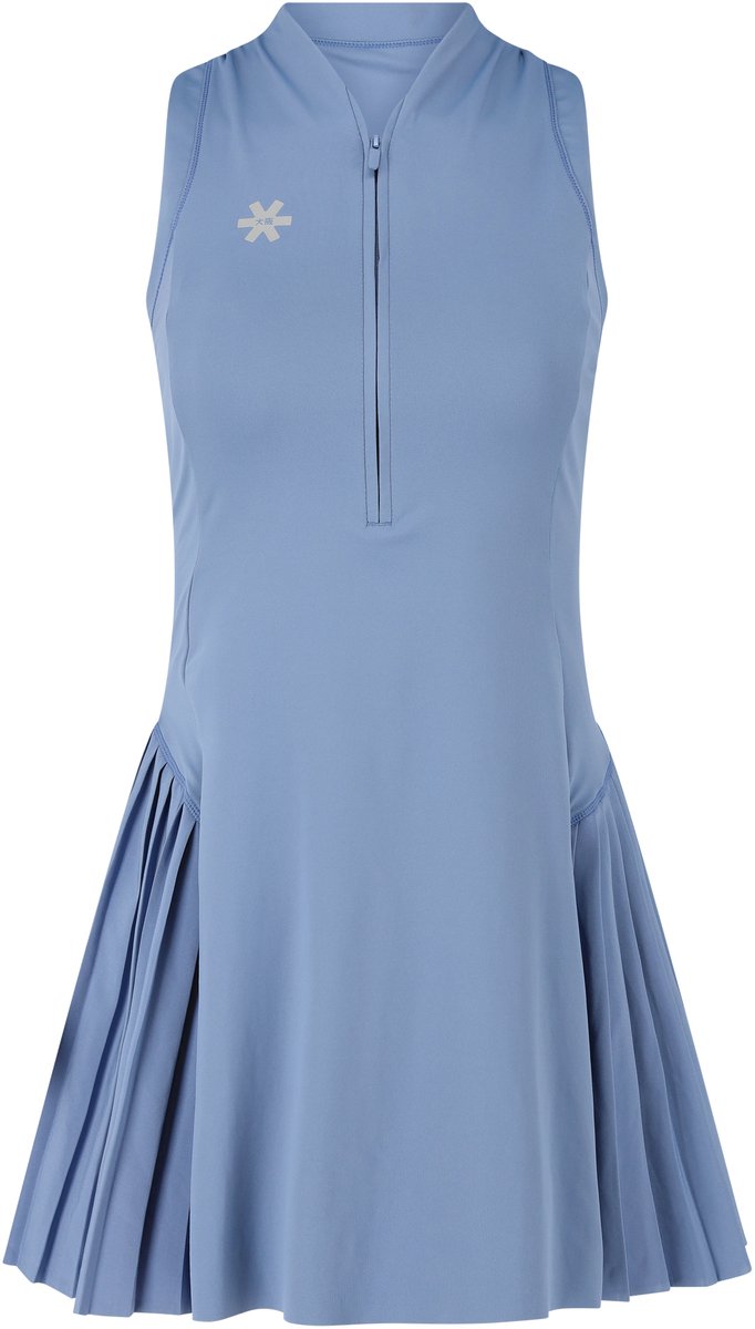 Osaka Women Plissé Play Dress Silver Lake Blue