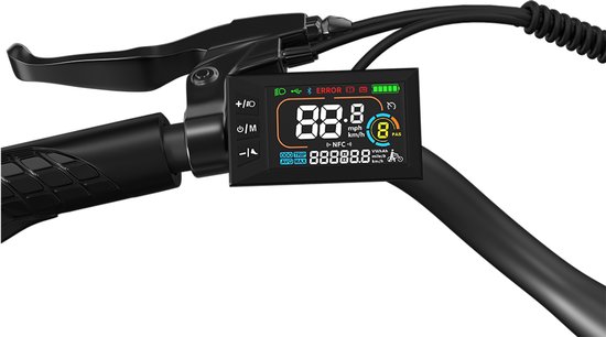 PIXAR C1-36V13AH Verwisselbare batterij-250W-27,5 inch elektrische stadsfiets-Lage zitpositie-Snelheidssensor-wit van PIXAR — afbeelding 3