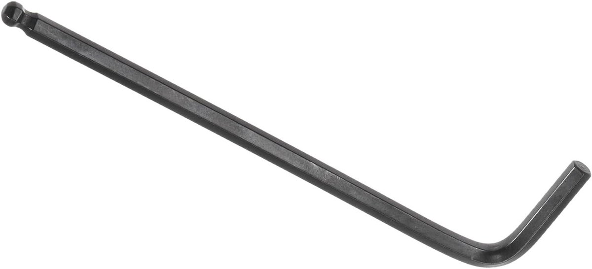 L-Handle Allen Wrench, 3/16" SAE 126mm Length, CR-V L-Shape Hex Wrench, Spanner Wrench, Black - ShopVlot