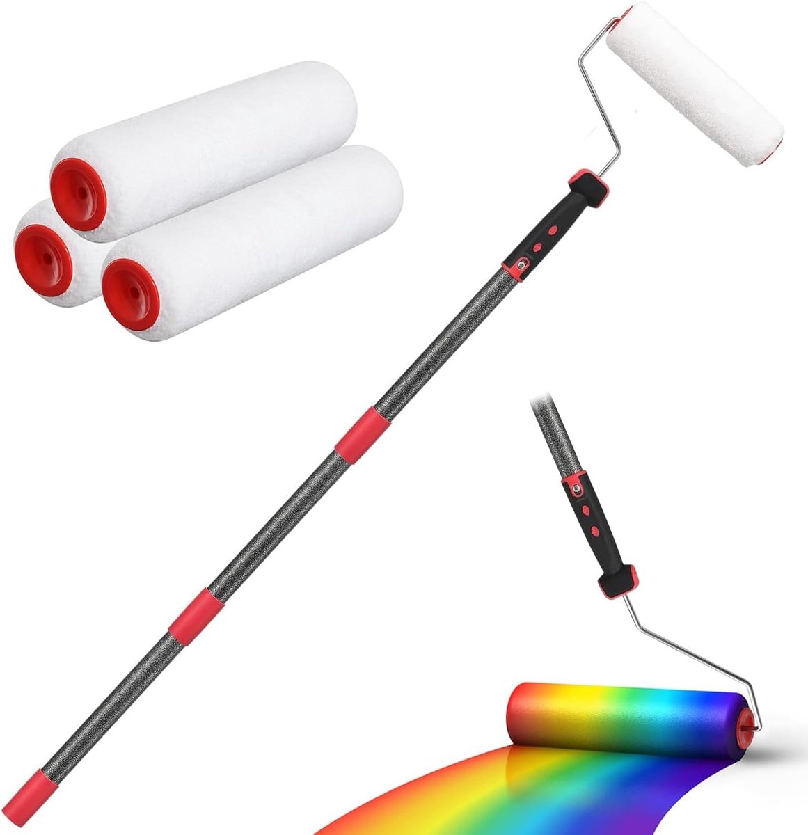 Paint roller set 2 in 1 3FT - ShopVlot
