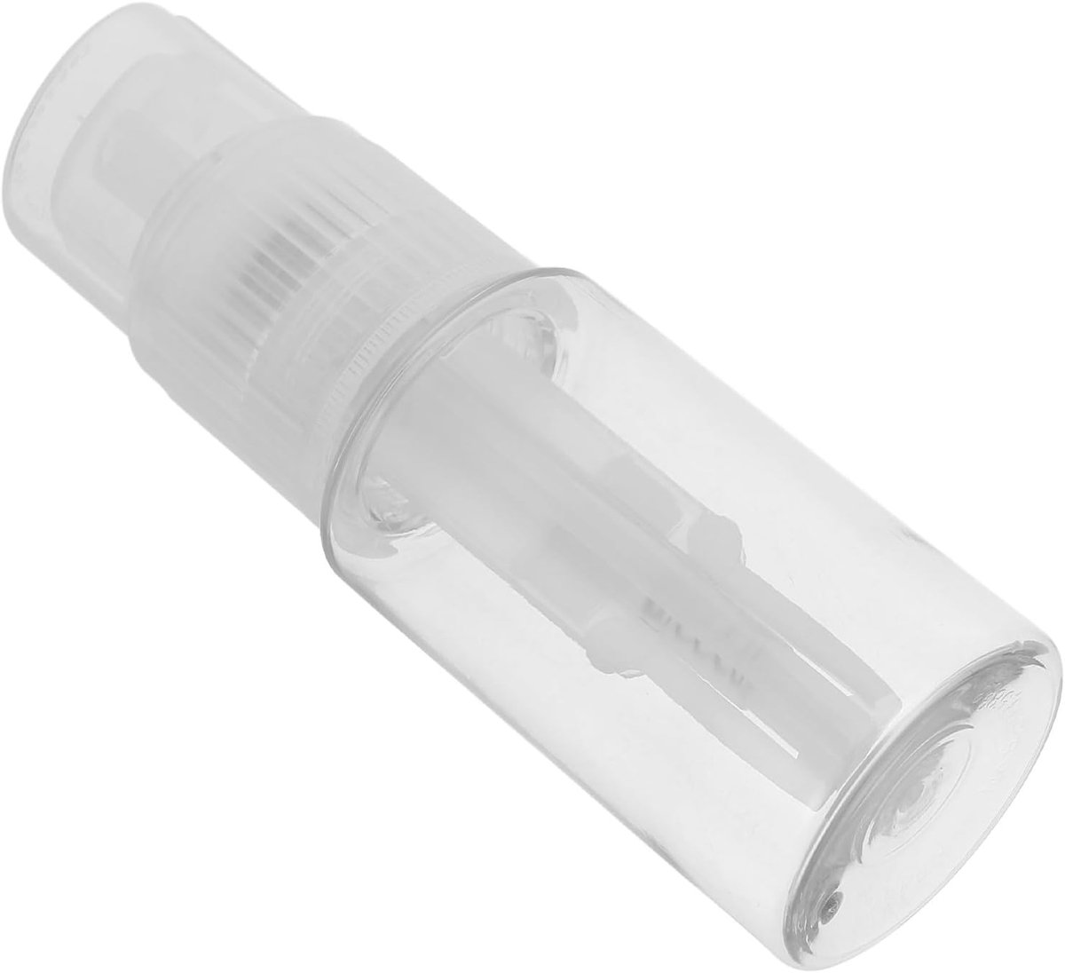 Lege poederspuitfles, 80 ml, navulbare poederverstuiver van transparante kunststof, fijn verstuivend, voor cosmetica - ShopVlot