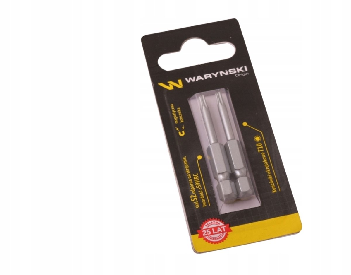 Waryński Schroefbits T10 50mm 2 Stuks