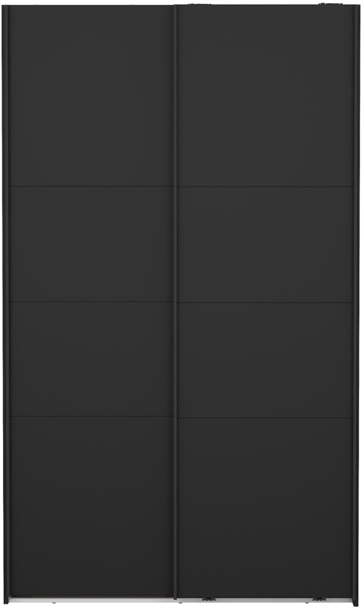 Giga Living Kledingkast Catania - Zwart - Incl. Schuifdeuren - 119x67x200cm